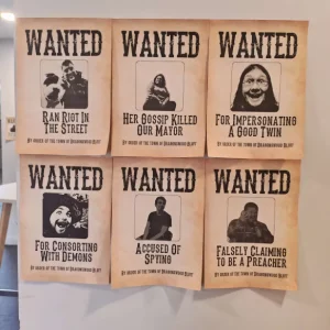 Custom A4 Wanted Poster